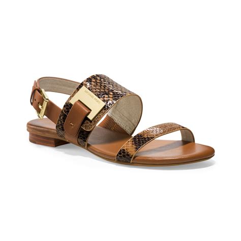 flat michael kors sandals